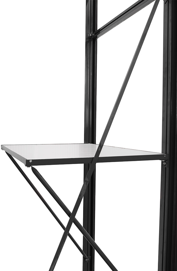 Universal working table 1 window alu - PVC inlay​