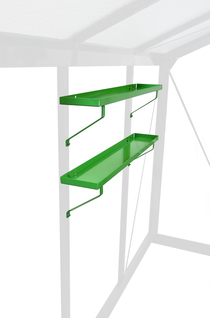 Set of 2 shelves coated​