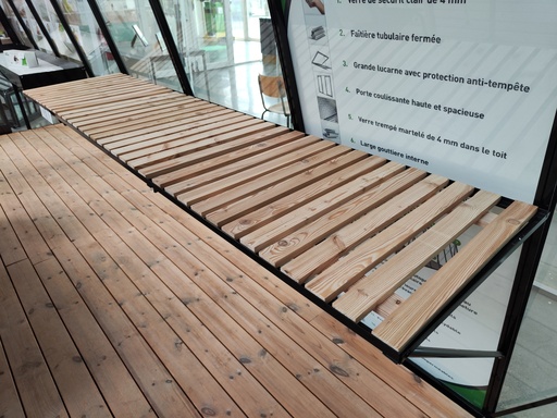 Universele werktafel gecoat - houten inleg