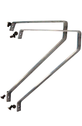 Set of 2 shelve brackets alu​